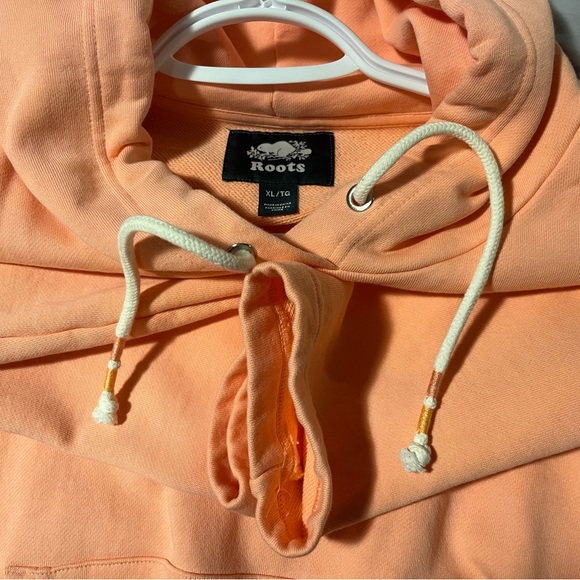 Roots Hoodie-Peach-Orange - Picture 3 of 6